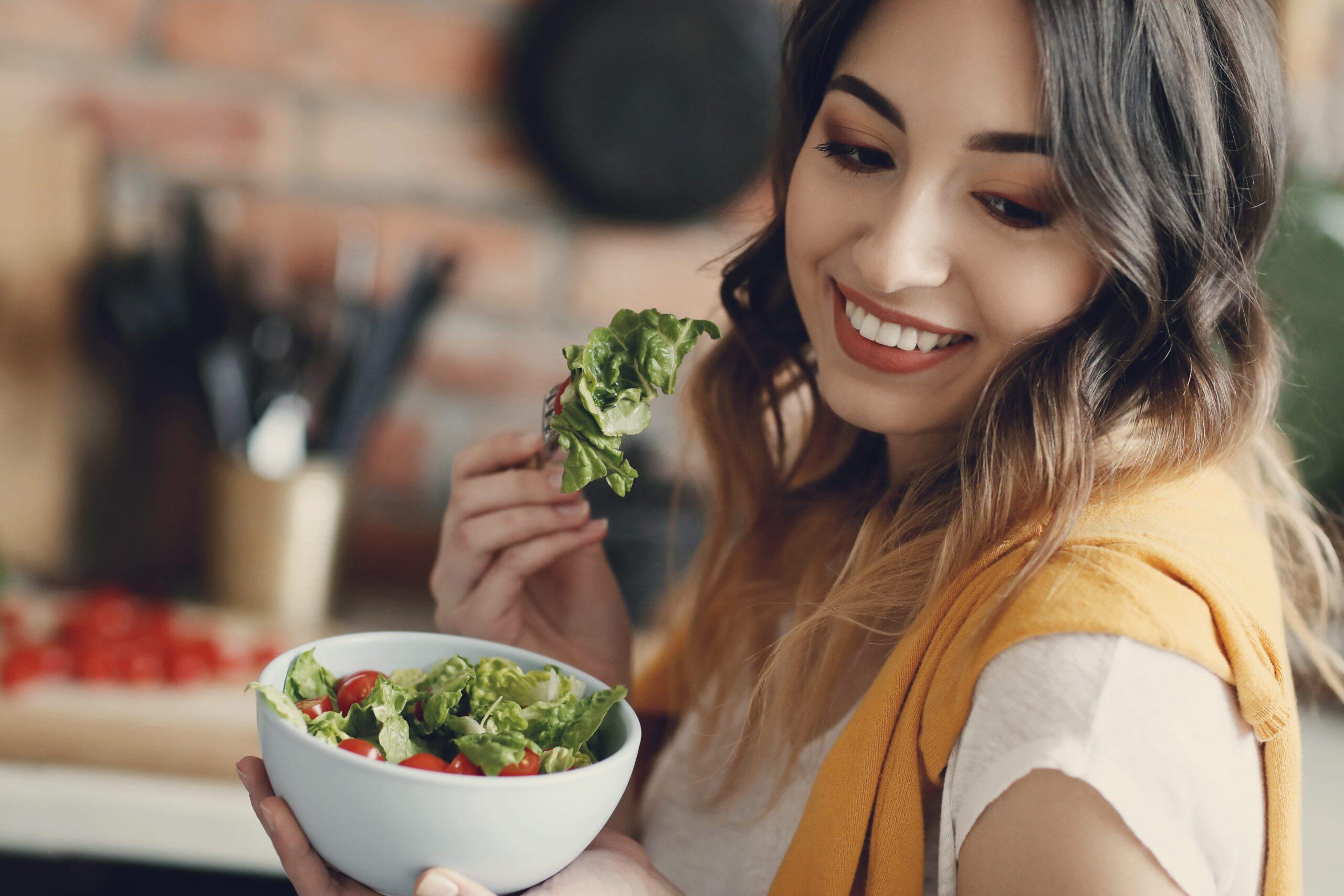 dieta vegetariana y salud oral